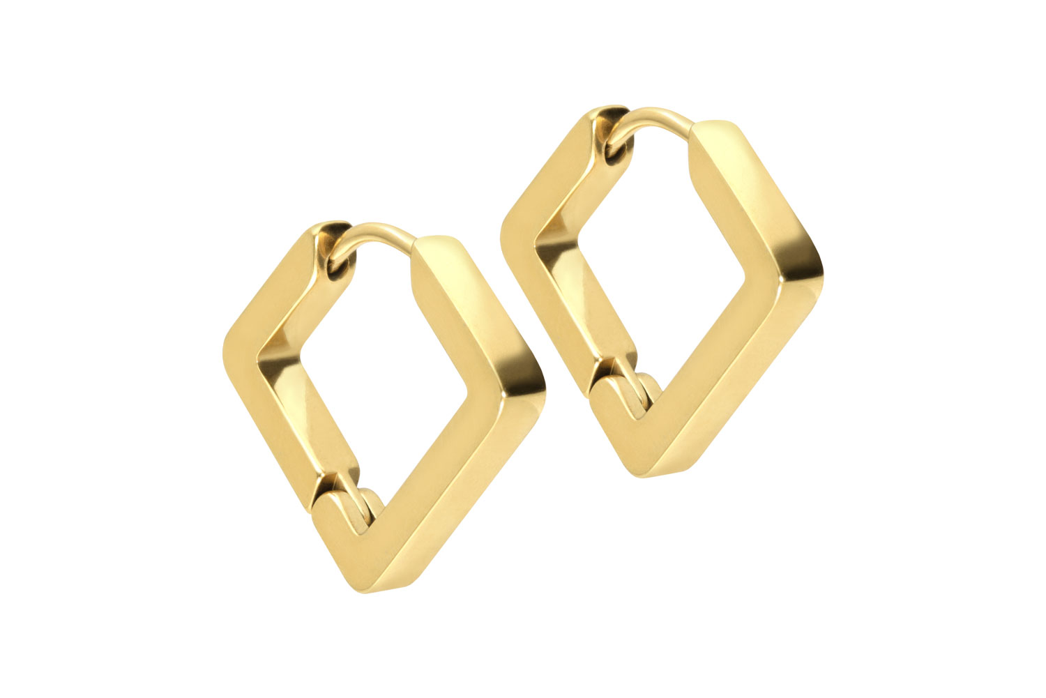 Chirurgenstahl Ohrclicker Creolen DIAMANT von Piercingline